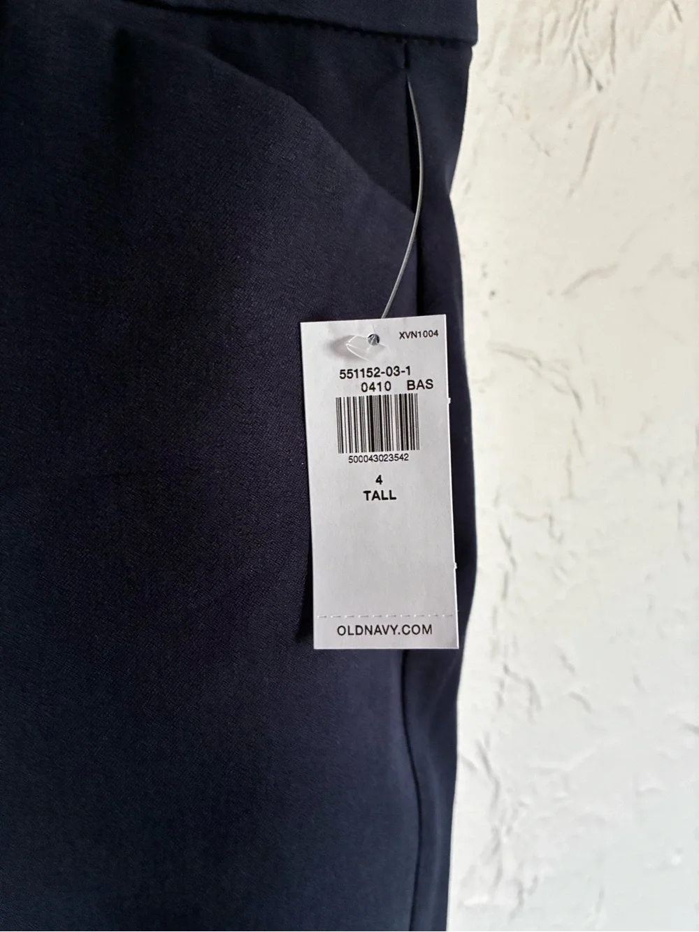 Old Navy Navy Blue High-Waisted Pixie Skinny Ankle Pants - Picture 5 of 5